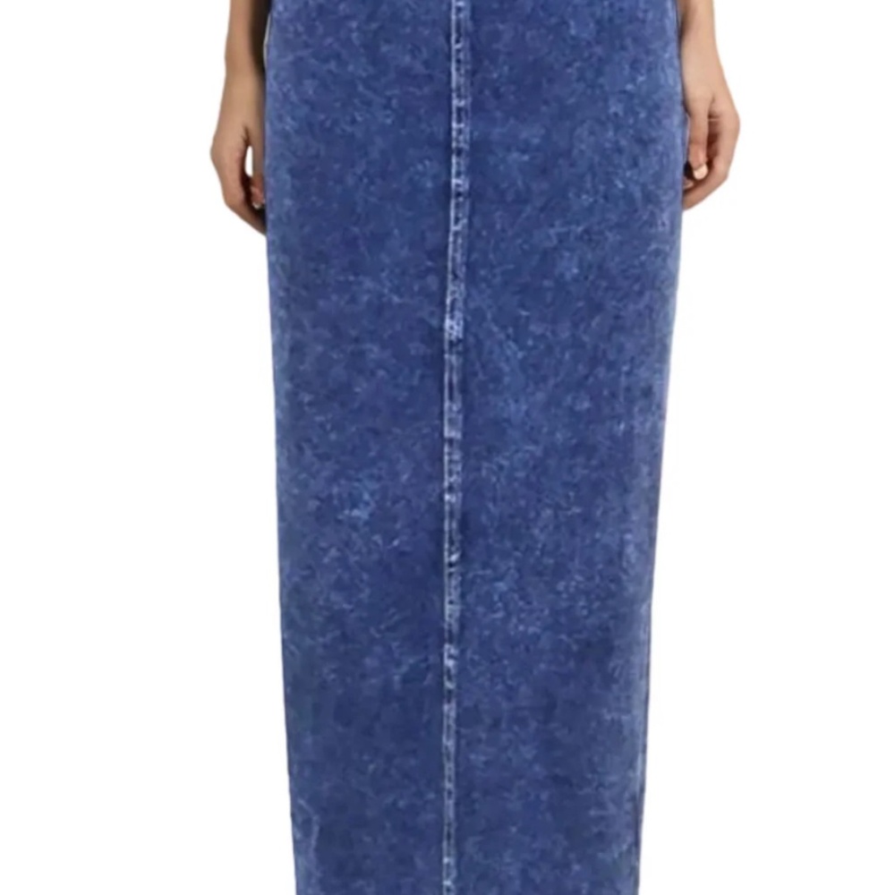 Worn Once! Hardtail Maxi Denim Pencil Skirt Size L